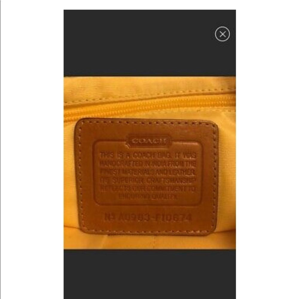 Coach authentic bag Handbag Pastle Rainbow - Picture 5 of 5